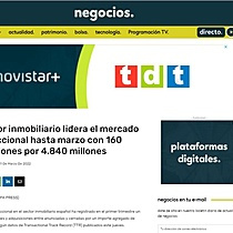 El sector inmobiliario lidera el mercado transaccional hasta marzo con 160 operaciones por 4.840 millones